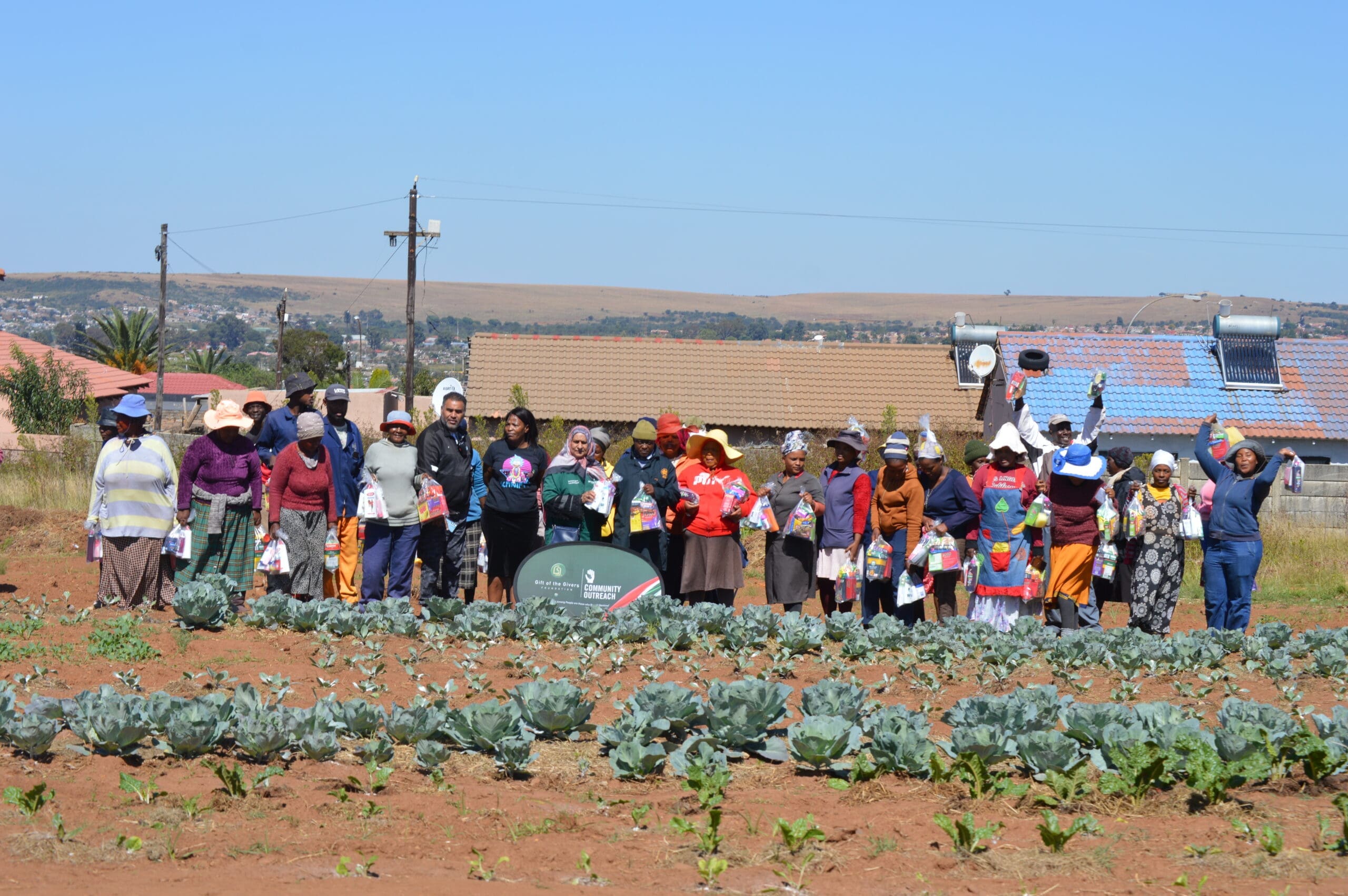 Lenasia South’s Buhle Bemvelo receives pat on the back from Gift of the Givers