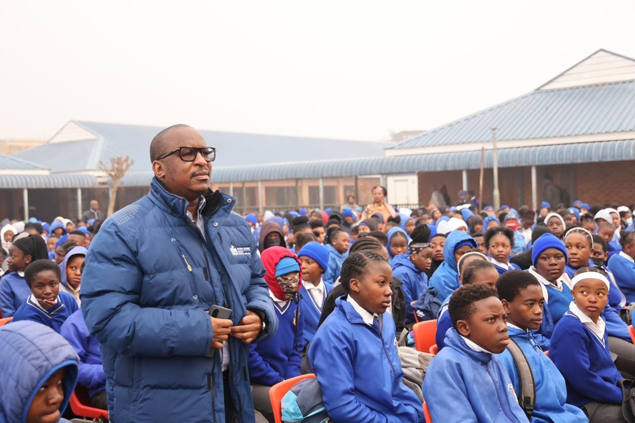 MEC Chiloane launches school safety program ‘Operation Kgutla Molao’ in Vlakfontein
