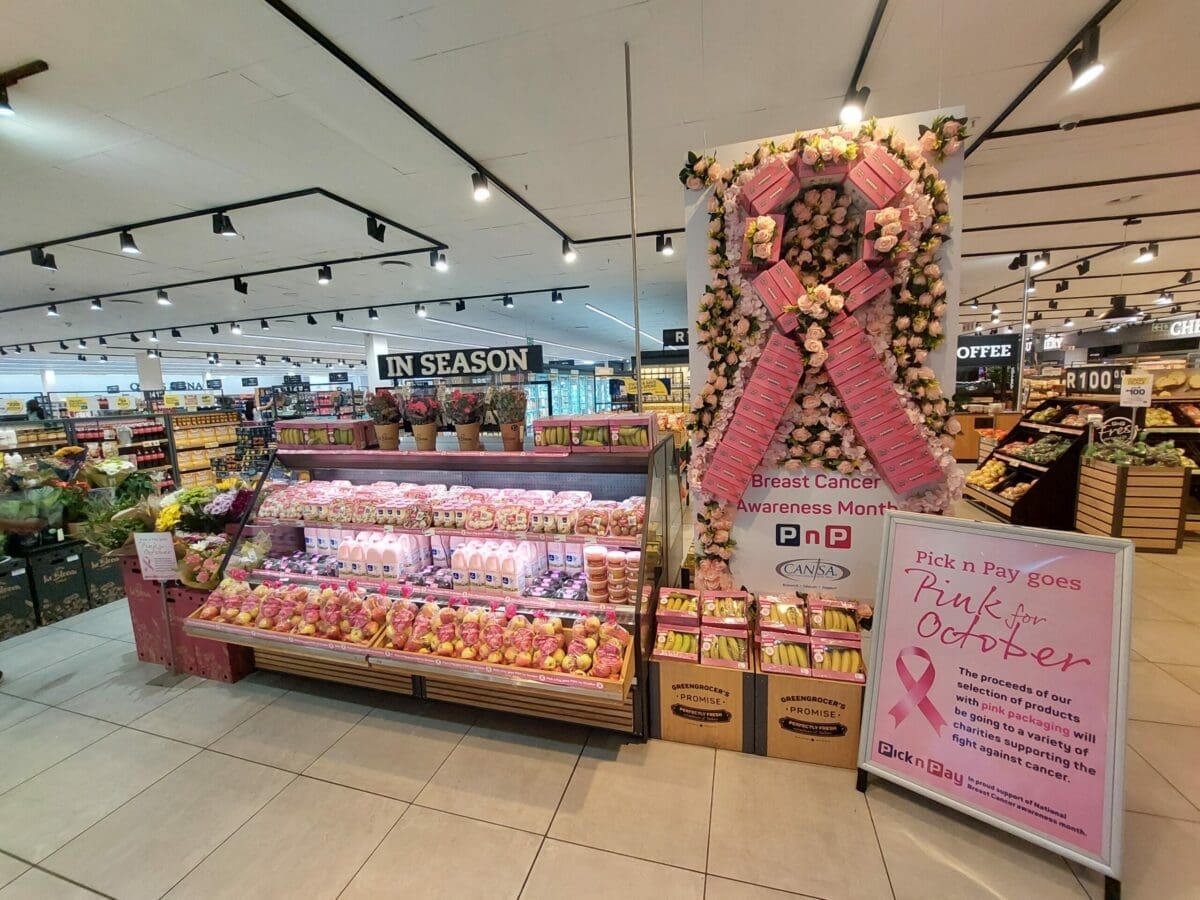 Pick n Pay changes product packaging to pink to raise funds for Breast Cancer Awareness Month