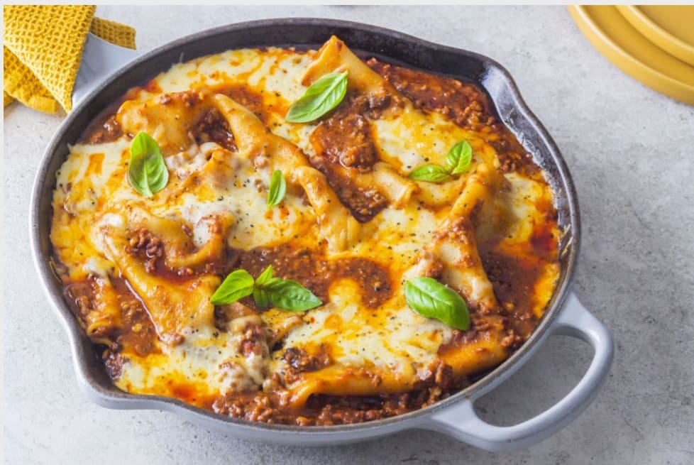 Today’s recipe: Stovetop beef lasagne