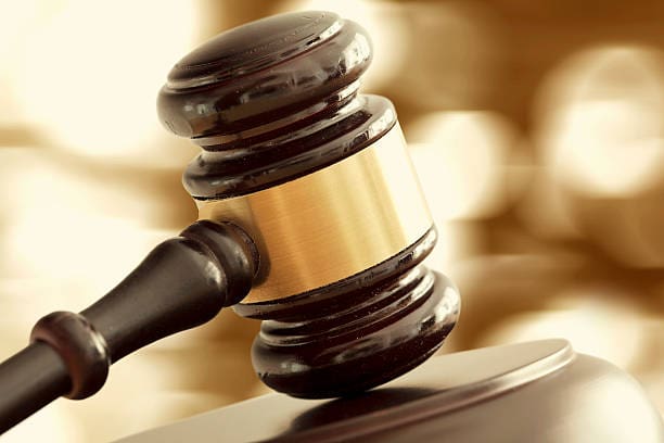 Wooden gavel
