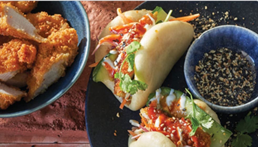 Asian-style Chicken Bao