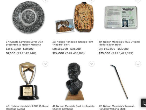 Minister Kodwa welcomes decision to suspend auction of Nelson Mandela’s items