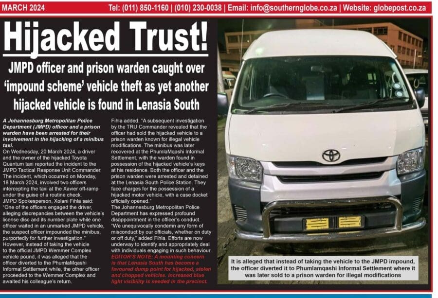 Current Issue: GLOBE POST End March 2024