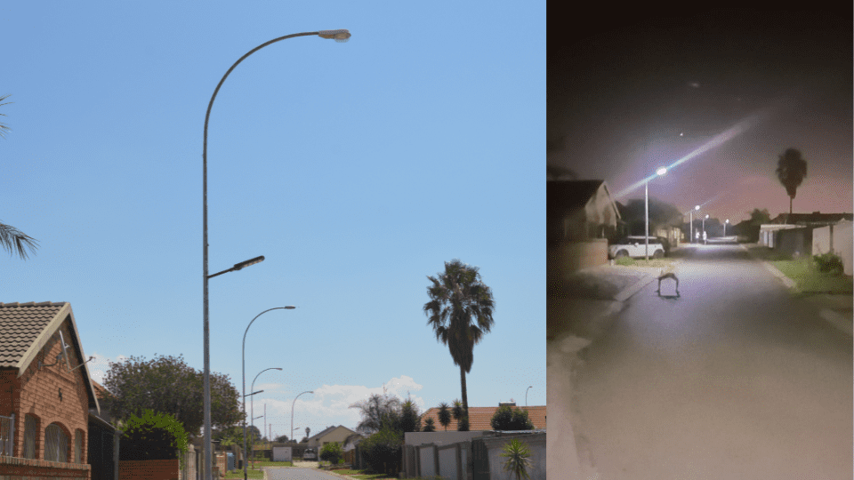 Lenasia South’s Amatolas residents take charge by installing solar-powered streetlights to stop crime during outages