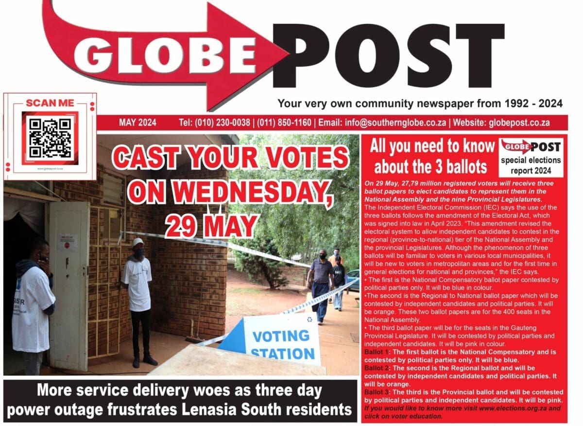 Current Issue: GLOBE POST End May 2024