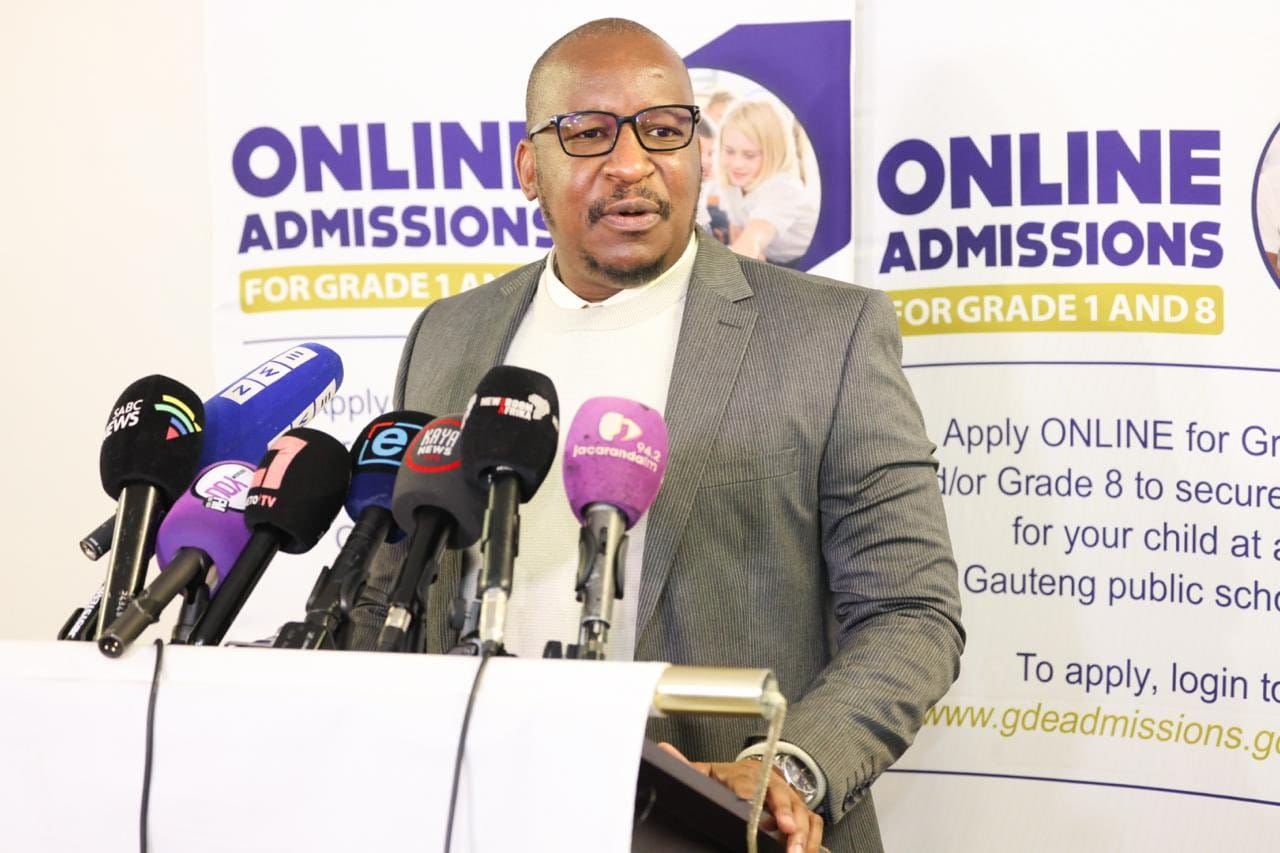 GDE opens 2025 Online Admissions for Grade 1 and 8 learners