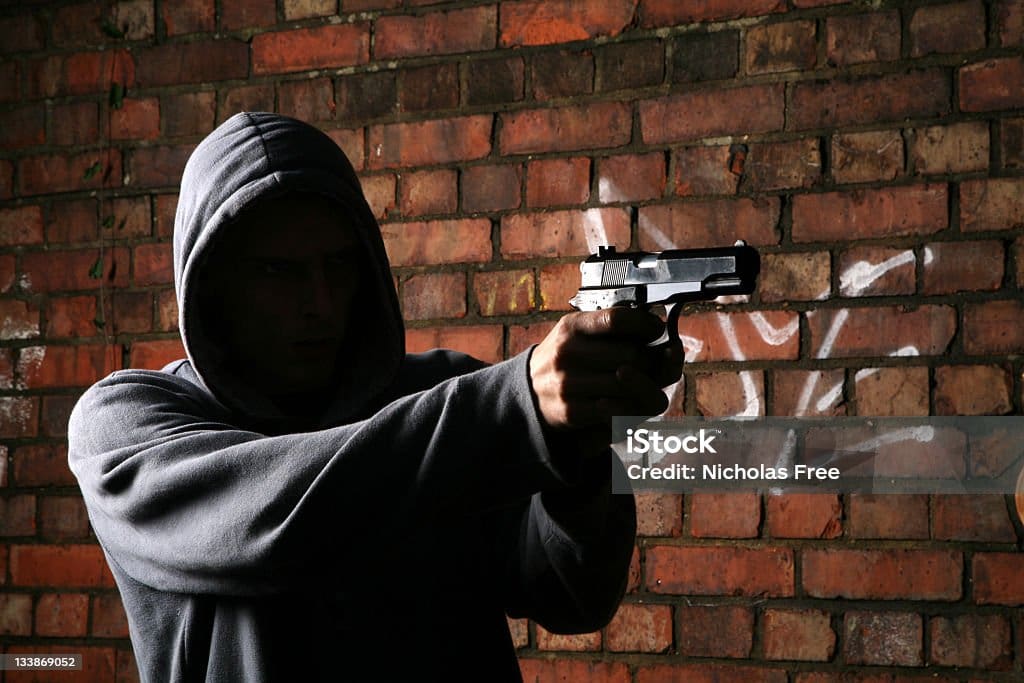 Dirty deed in a dark alley.