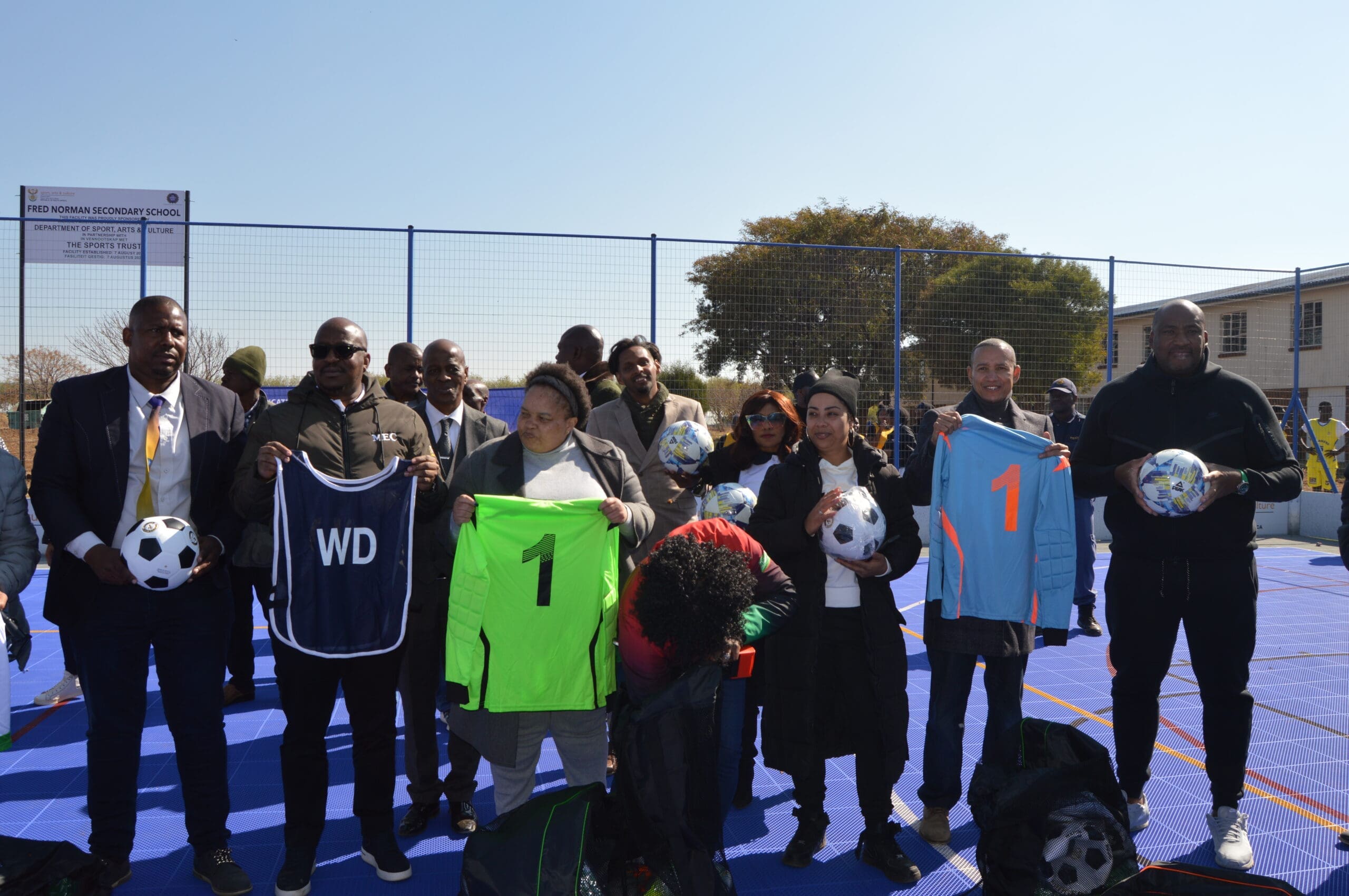 Top-tier sports facilities handed over to Finetown and Fred Norman Schools