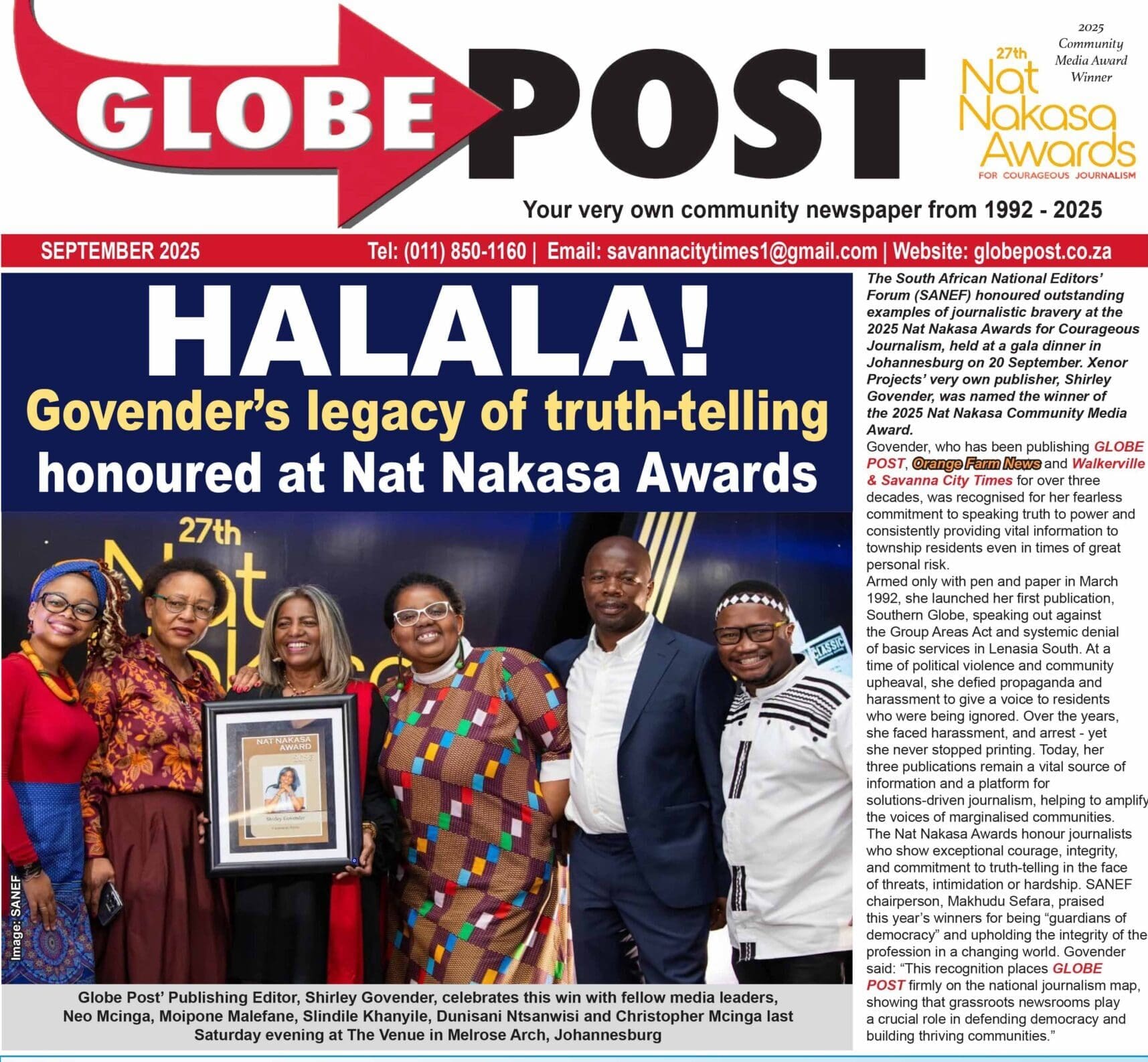 Globe Post News – Month-End Issue