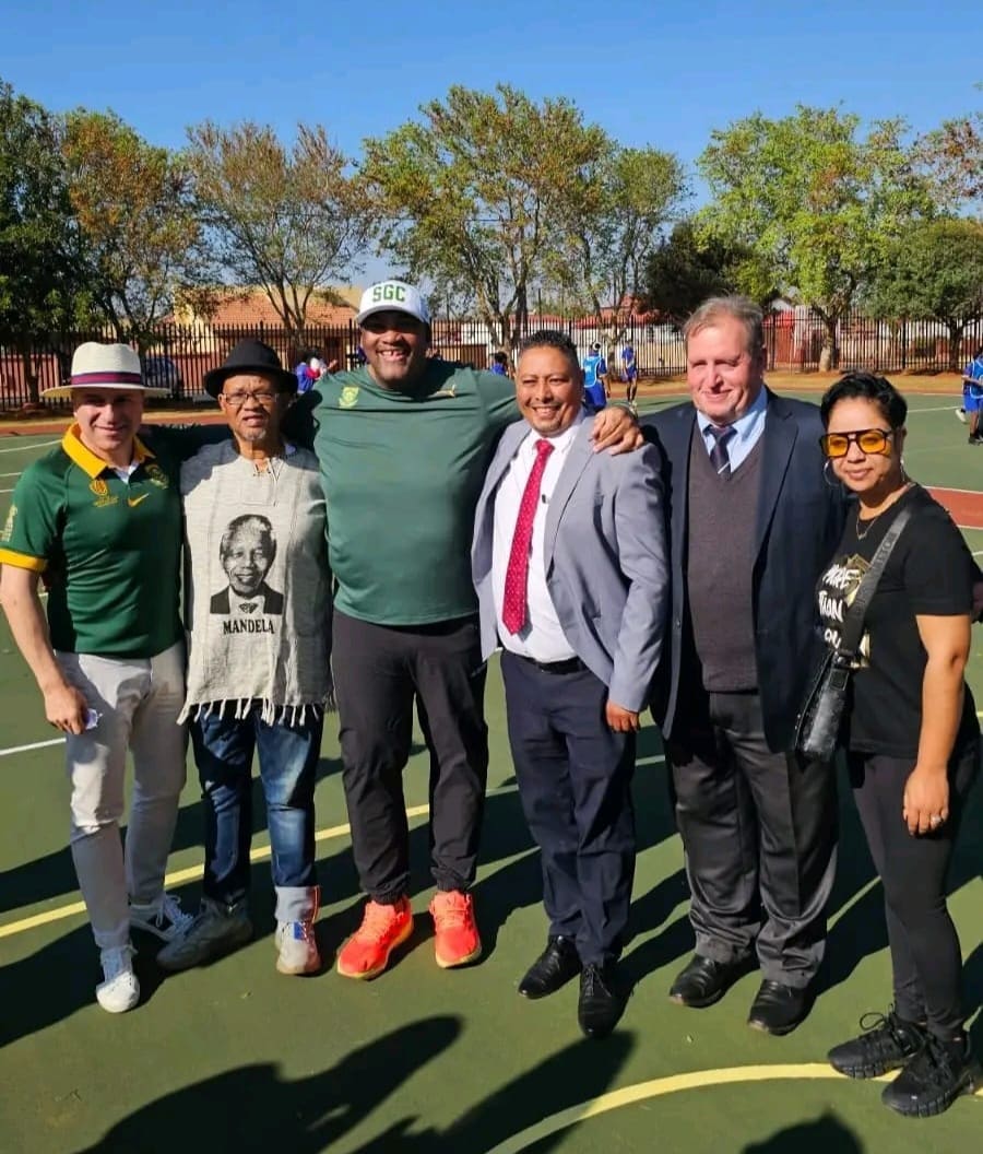 Aspen and Minister McKenzie deliver world-class netball courts for Mid Ennerdale learners