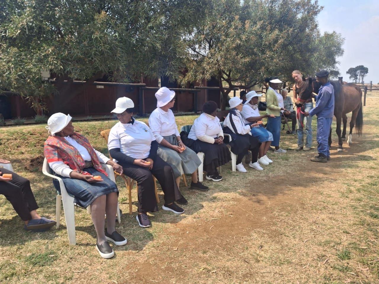 Siyathandwa Seniors saddle up for a day of fun at Tumanako Ranch!
