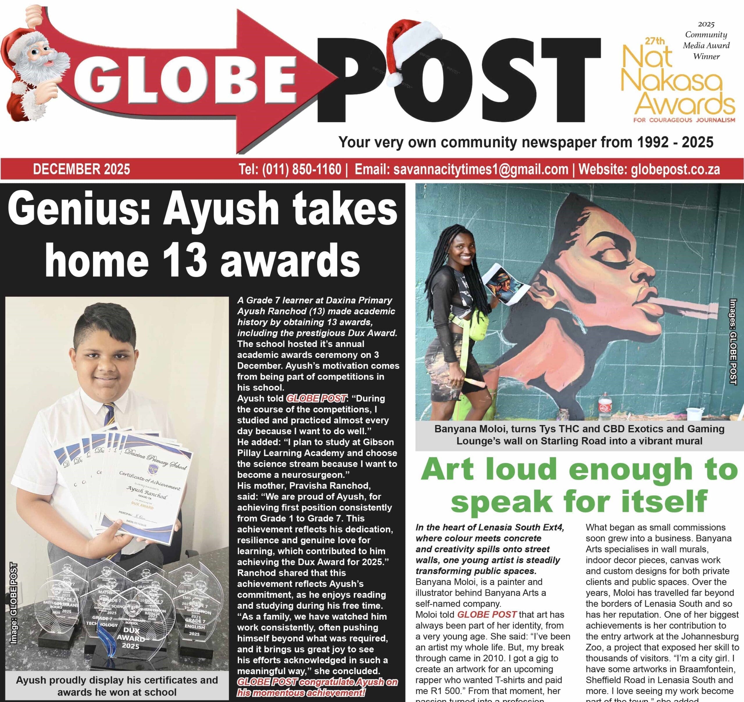 Globe Post – End December Issue