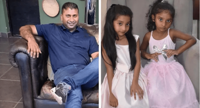 37-year-old Leon Munsamy and his two daughters, Emilia and Elana, were found dead in their Tongaat home today (Image: Supplied)