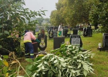 JCPZ MegaBlitz cleans up Westpark Cemetery