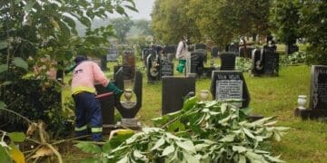 JCPZ MegaBlitz cleans up Westpark Cemetery