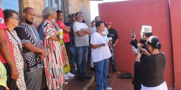 Members of the Eldorado Park SGB Forum came together for a media briefing to address ongoing electricity disconnections impacting local schools (Image: Soweto Urban)