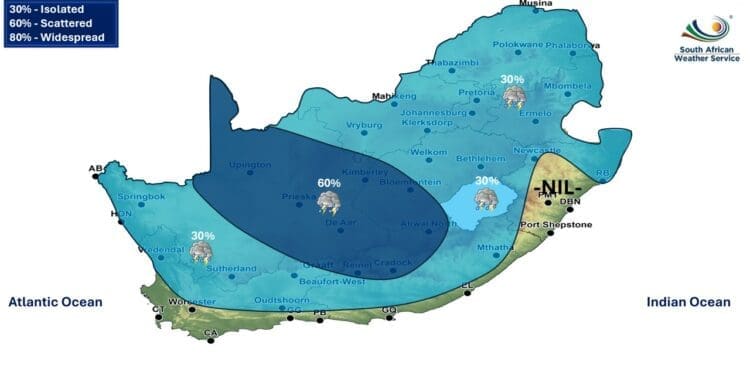 Yellow level 2 storm warning issued for Gauteng
