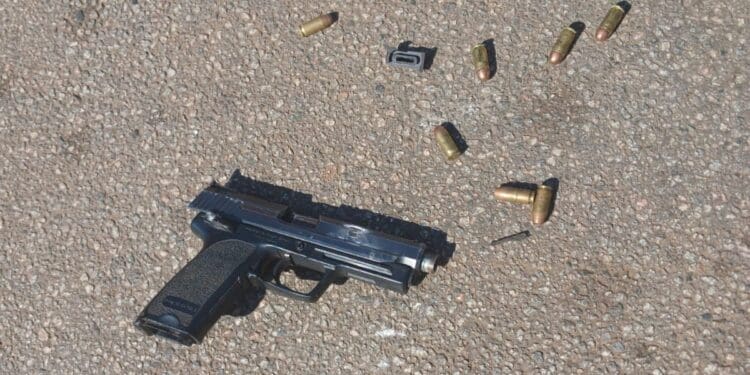 Unlicenced firearm (Image: SAPS)