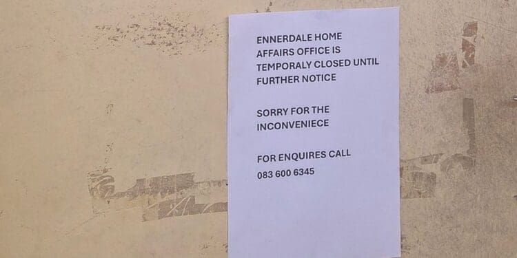 Ennerdale Home Affairs office closed after break-in