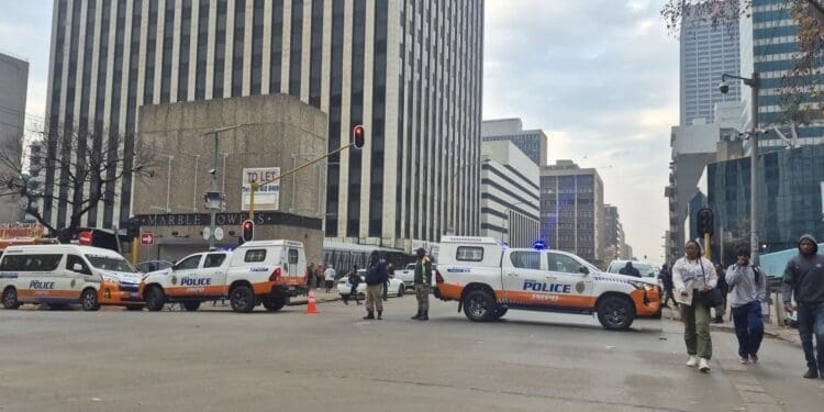 Joburg CBD lockdown during Marble Towers operation