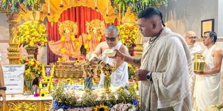 ISKCON Lenasia Marks 47 Years of Sri Sri Nitai Gaurahari in South Africa