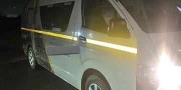 Hijacked Toyota Quantum recovered abandoned in Lenasia