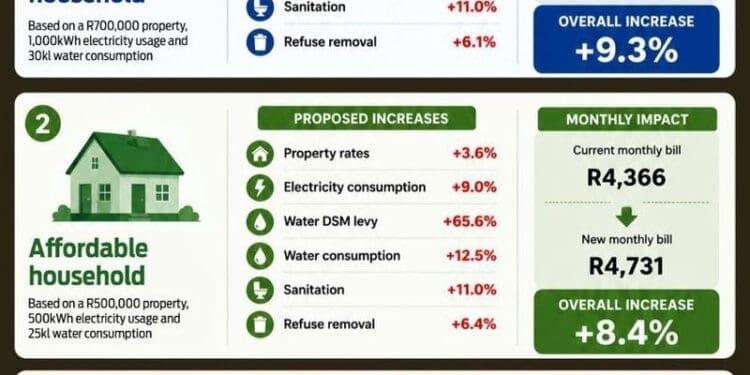 Joburgs budget brings sharp rate and tariffs increase from 1 July