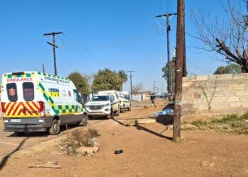 Officials at the scene near Finetown Primary School (Image: Finetown Radio Station)