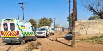 Officials at the scene near Finetown Primary School (Image: Finetown Radio Station)